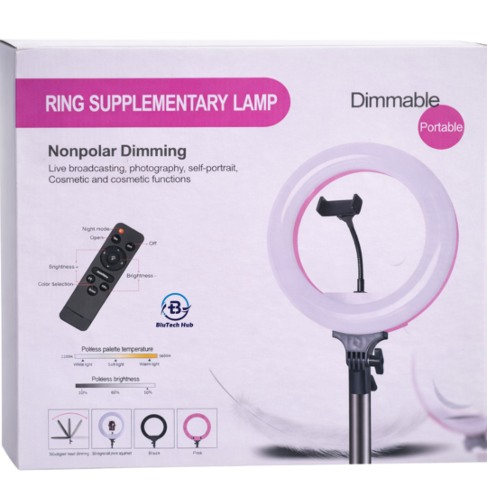 13 Inch Dimmable Ringlight with Remote