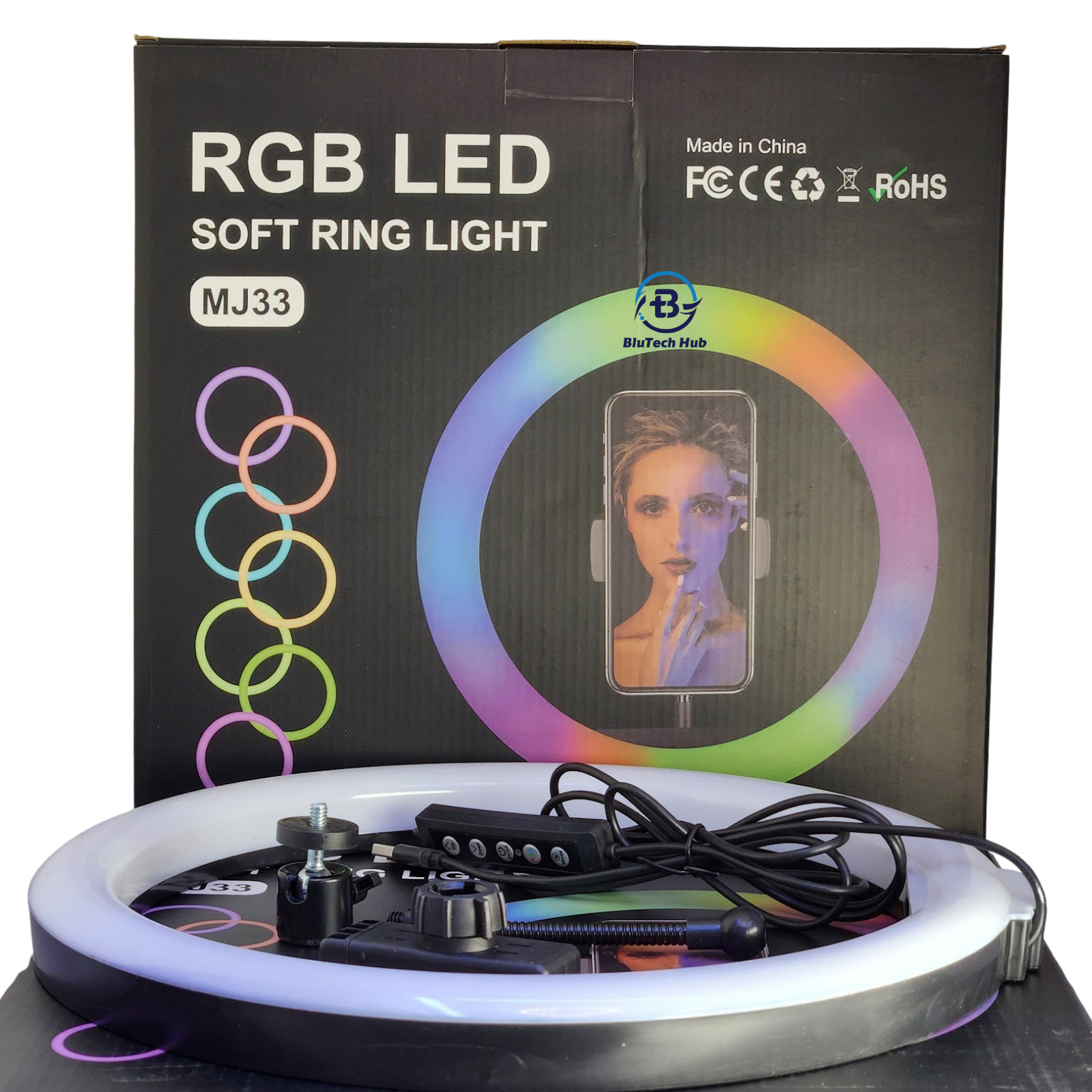 13 Inch MJ33 RGB Ringlight with Tripod