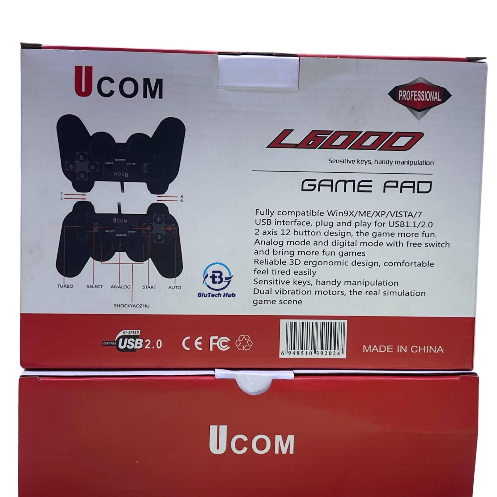 Double Ucom Gamepad USB — 2 Players