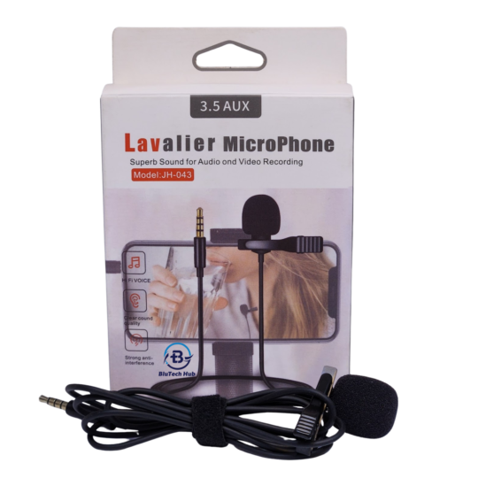 Lavalier Microphone Aux Clip