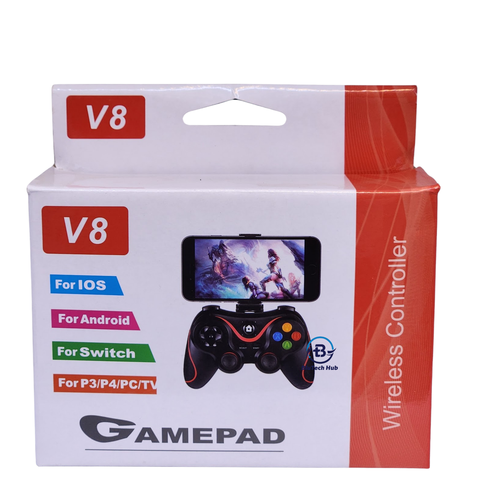 V8 Gamepad — iOS Android PS3 PS4 PC TV